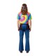 Disfraz de Hippie Hombre Psicodelico Adulto | Megafiesta