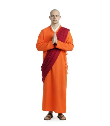 Disfraz de Monje Shaolin Hombre Adulto | Megafiesta