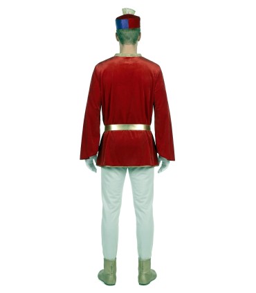 Disfraz de Paje Camisa Roja Hombre A… | Navidad | Megafiesta