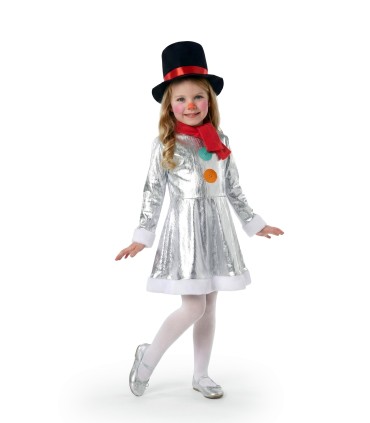 Disfraz de Muñeco de Nieve Niña Infa… | Navidad | Megafiesta