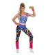 Disfraz Aerobic años 80 Mujer Adulta | Megafiesta