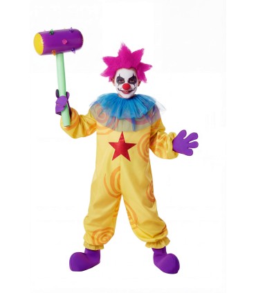 Disfraz de Payaso Asesino Amarillo Infantil | Megafiesta