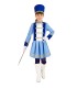 Disfraz de Majorette Niña Azul Infantil | Megafiesta