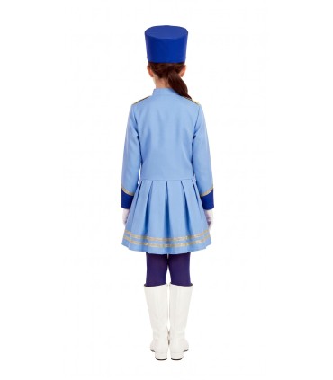 Disfraz de Majorette Niña Azul Infantil | Megafiesta