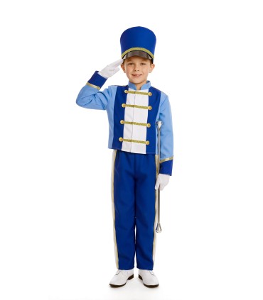 Disfraz de Majorette Niño Azul Infantil | Megafiesta