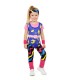Disfraz de Aerobic de los 80 Niña Infantil | Megafiesta
