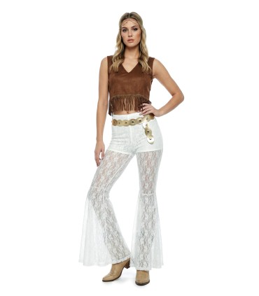 Disfraz de Hippie Festival Mujer Adulta | Megafiesta