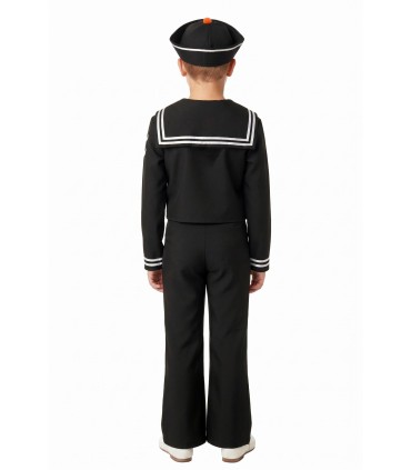 Disfraz de Marinero Negro Infantil Unisex | Megafiesta
