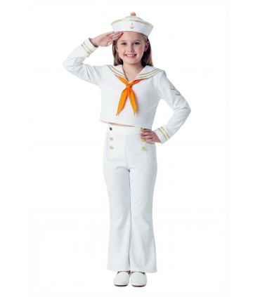 Disfraz de Marinero Blanco Infantil Unisex | Megafiesta