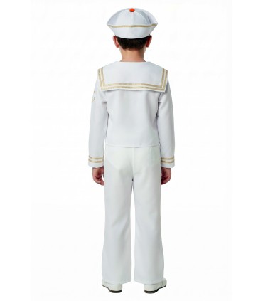 Disfraz de Marinero Blanco Infantil Unisex | Megafiesta