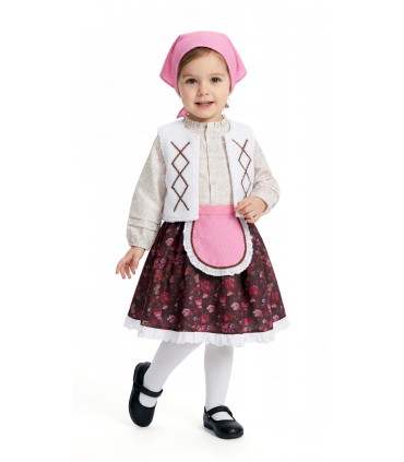 Disfraz de Pastora Rosa Vega Infantil | Navidad | Megafiesta