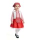 Disfraz de Pastora Rojo Sofia Infant… | Navidad | Megafiesta