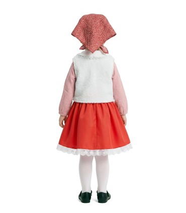 Disfraz de Pastora Rojo Sofia Infant… | Navidad | Megafiesta