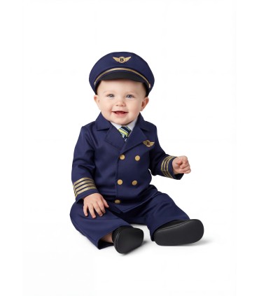 Disfraz Baby Piloto de Avión | Megafiesta