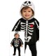 Disfraz de Poncho Esqueleto Bebe 18-24 meses | Megafiesta