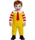 Disfraz de Payaso Burguer Baby para Halloween | Megafiesta