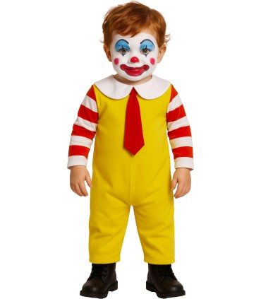 Disfraz de Payaso Burguer Baby para Halloween | Megafiesta