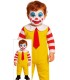 Disfraz de Payaso Burguer Baby para Halloween | Megafiesta