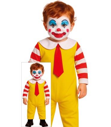Disfraz de Payaso Burguer Baby para Halloween | Megafiesta