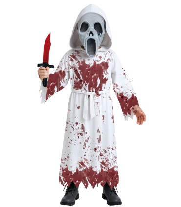 Disfraz de Asesino Túnica con Sangre + Máscara… | Megafiesta