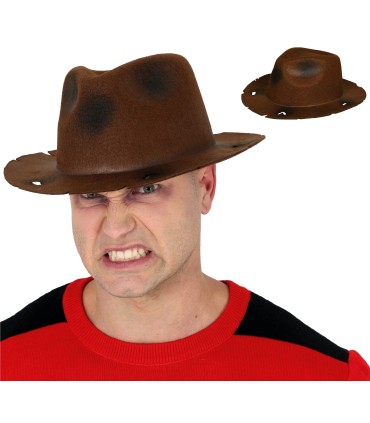 Sombrero Freddy Fieltro | Halloween | Megafiesta