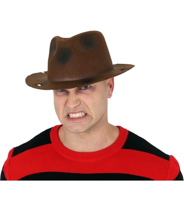 Sombrero Freddy Fieltro | Halloween | Megafiesta