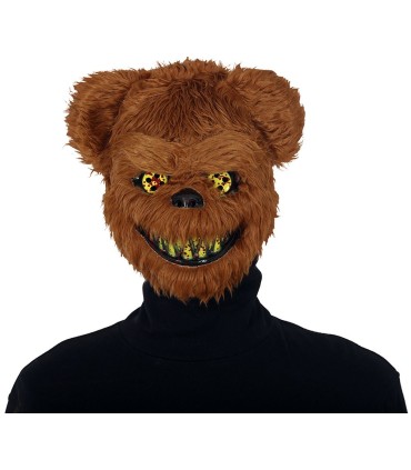Máscara Oso Terror con Pelo | Halloween | Megafiesta
