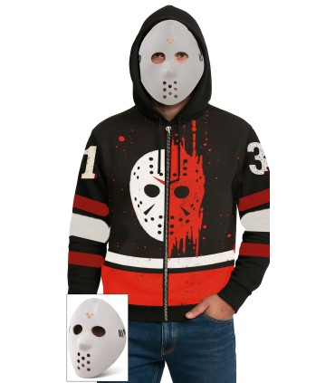 KILLER SUDADERA CON CAPUCHA Y CARETA T-L(52-54) | Megafiesta