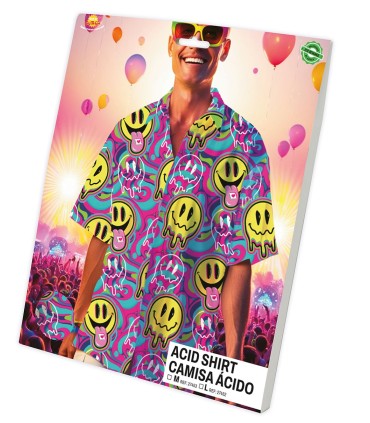 Camisa Acid Adulto | Megafiesta
