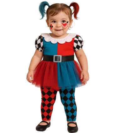 DISFRAZ DE BEBE HARLEQUIN para Halloween | Megafiesta
