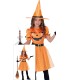 DISFRAZ DE BRUJA CALABAZA INFANTIL | Megafiesta