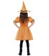 DISFRAZ DE BRUJA CALABAZA INFANTIL | Megafiesta
