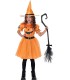 DISFRAZ DE BRUJA CALABAZA INFANTIL | Megafiesta