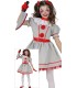 DISFRAZ PAYASA VINTAGE INFANTIL para Halloween | Megafiesta