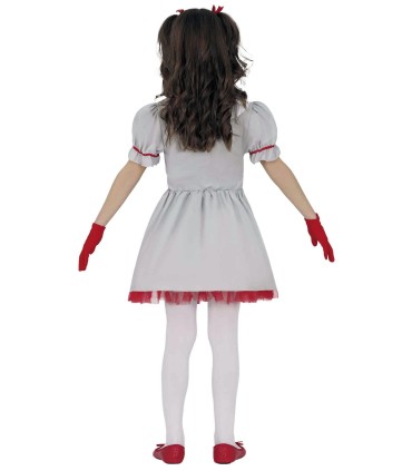 DISFRAZ PAYASA VINTAGE INFANTIL para Halloween | Megafiesta