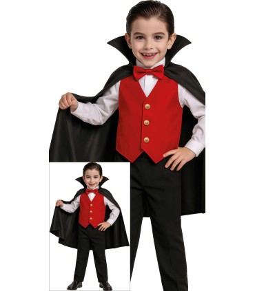 DISFRAZ DE VAMPIRO INFANTIL para Halloween | Megafiesta