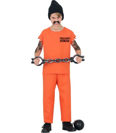 DISFRAZ DE PRISIONERO INFANTIL para Halloween | Megafiesta