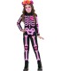 DISFRAZ SKELETON ROSA INFANTIL para Halloween | Megafiesta
