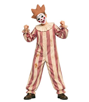 DISFRAZ PAYASO VINTAGE INFANTIL para Halloween | Megafiesta