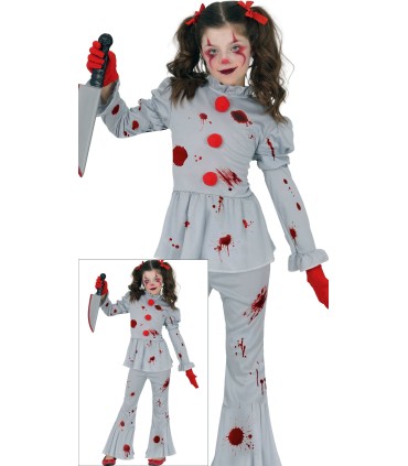 PAYASA ASESINA CIRCO INFANTIL para Halloween | Megafiesta