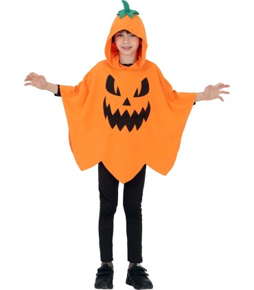 CALABAZA PONCHO 7-9 AÑOS para Halloween | Megafiesta