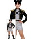 Chica pop-star chaqueta negra | Megafiesta