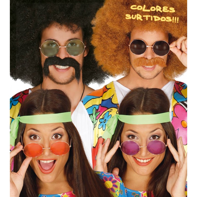 Gafas Hippie Colores Gr.