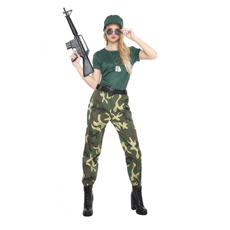 Disfraz de Paramilitar Mujer