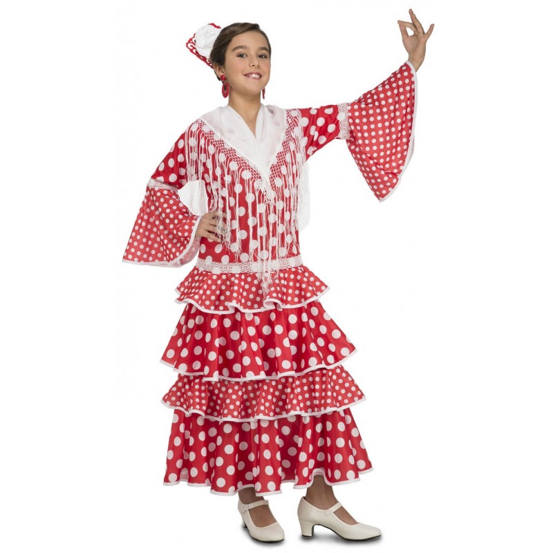 Disfraz de Flamenca Guadalquivir Turquesa