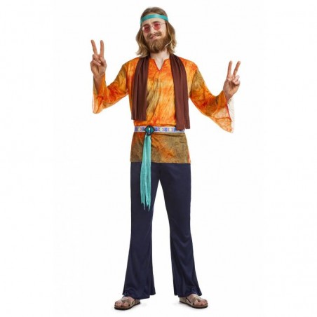 DISFRAZ HIPPIE WOODSTOCK HOMBRE