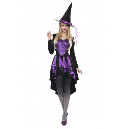 Disfraz de Bruja Morada
