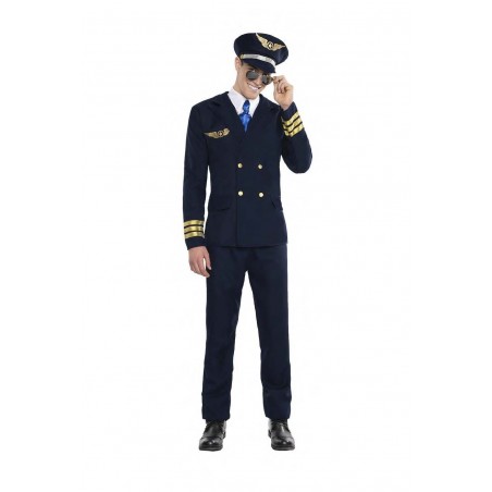 Disfraz de Piloto de Avion Adulto