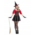 Disfraz de Bruja Negra y Roja