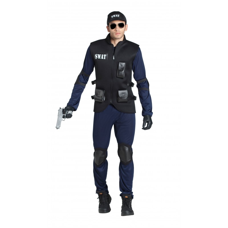 Disfraz de Policia Swat Adulto
